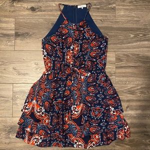 Layered floral dress